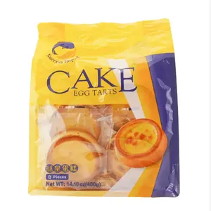 Success Tart King Egg Tart Cake 400g 8 Pieces Bag Perfect for Breakfast Afternoon Tea Christmas New Year Celebrations Gatherings Camping Picnics Business Trips Travel