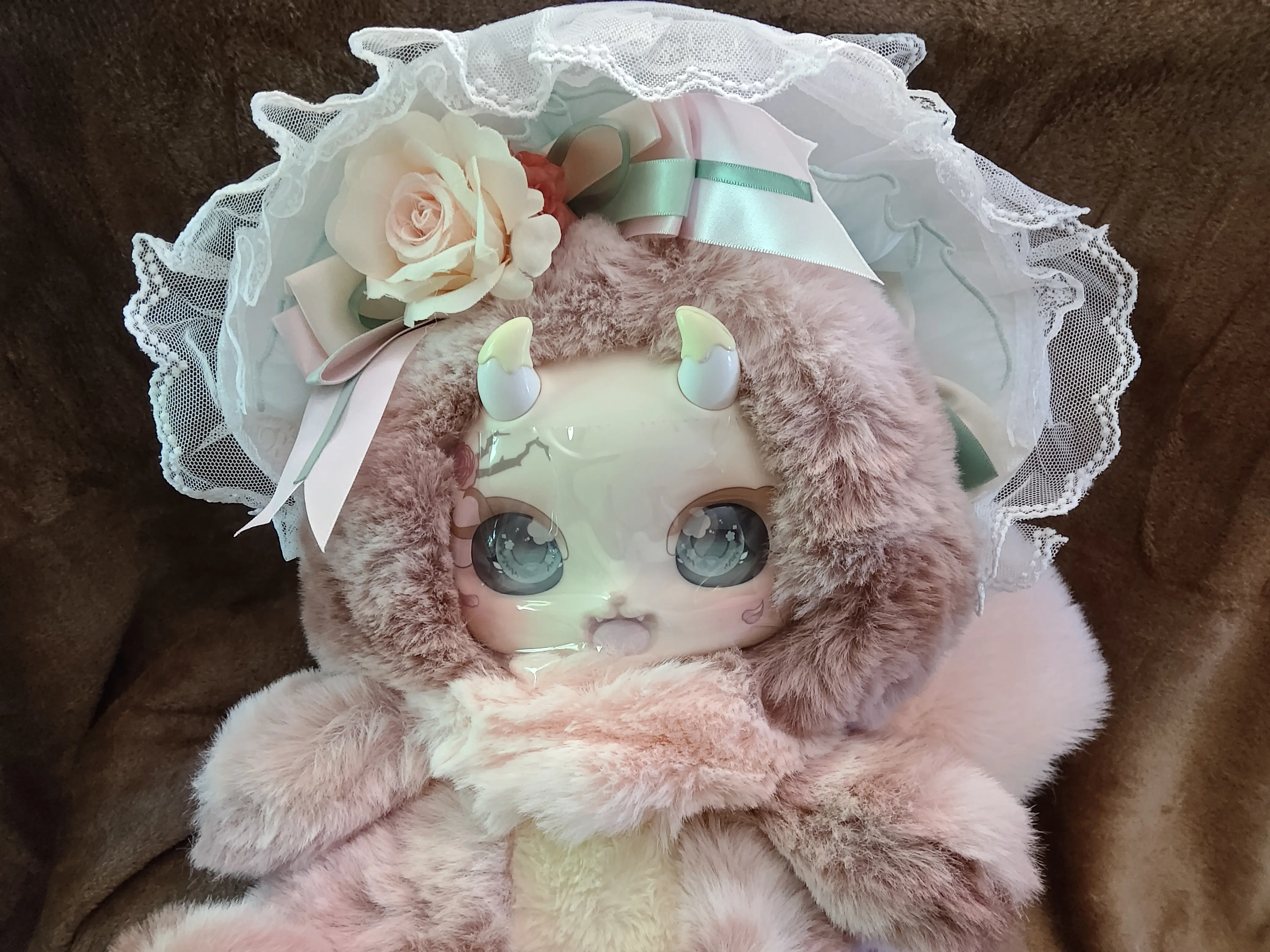 Boboco 500% Night of Elegant Rites Rose Messenger Meimei Large Rose Pink Plush