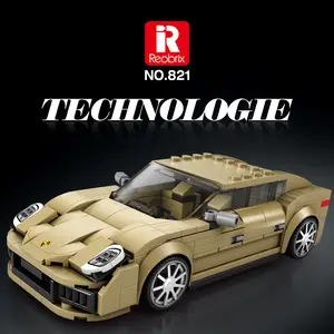 Reobrix Collection of Business Vehicles Building Block Model Sports Car Collectible Toy for Car Enthusiasts Builders Ages 6+ (300-400)PCS