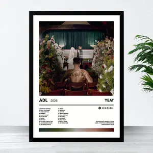 Yeat ADL Album Poster Print  Album Cover Poster  Hip Hop Wall Art  Music Room Decor