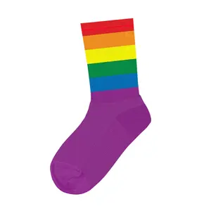 Rainbow Tall Socks