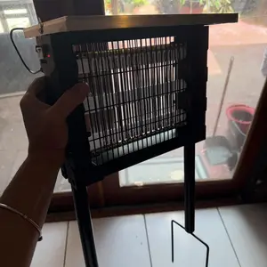 【Summerfinds】Solar Bug Zapper Outdoor Waterproof Electric Mosquito and Fly Zapper with Smart Light Sensor Rechargeable Solar Powered Trap for Patio, Backyard, Garden, Camping, and Indoor Use,dorm essentials,home essentials