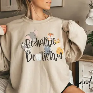 Pediatric Dentist, Dental Hygienist, Dental Assistant, Dentist Sweatshirt, Dental Staff Shirt, Dental Office Crew, Zoo Animals Dentist