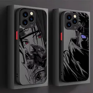Anime I-Itachi P-Pain Cool Phone Case For iPhone 17 16 15 14 13 12 11 Pro Max Plus Air Shockproof Transparent Black Cover Smartphone Cellphone