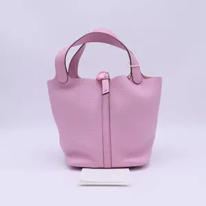 Pre-owned HERMÈS Leather Handbag Hermes Picotin Lock 22 MM Bag twins LDJ4631