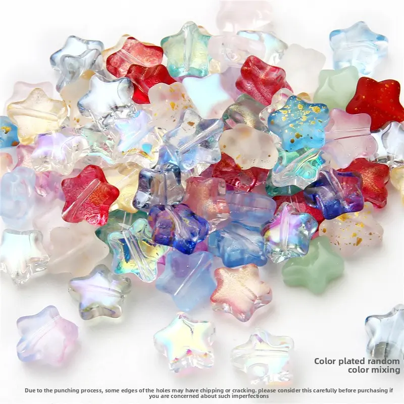 Color-plated, randomly mixed colors