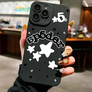 Star Pattern Phone Case, Decorative Phone Protector Cover, Phone Accessories Compatible with iPhone 11 12 13 14 15 Pro Max Plus XR 14plus 13promax 16promax, Casing
