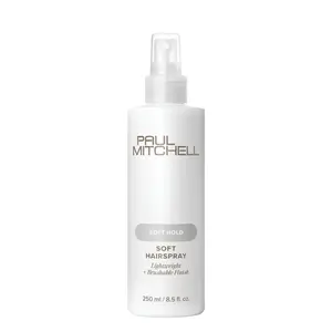 Paul Mitchell Soft Hairspray, Lightweight, Soft Hold, Brushable Finish, For All Hair Types, 8.5 fl oz