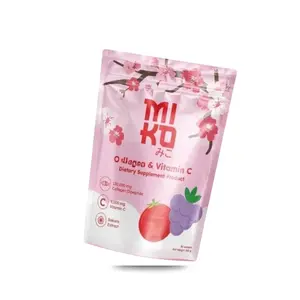 Miko Collagen Peptide Drink With Grape Seed & Pine Bark – Fruity Powder Supplement, 30 Sachets