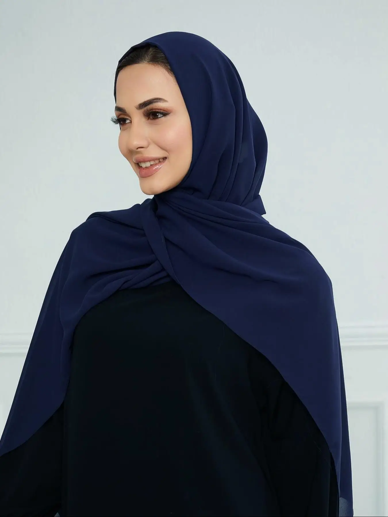 Women's Solid Color Muslim Khimars, Modest Instant Hijab with Underscarf, Comfortable Headscarf for Daily Wear, Women's Hijabs for All Seasons