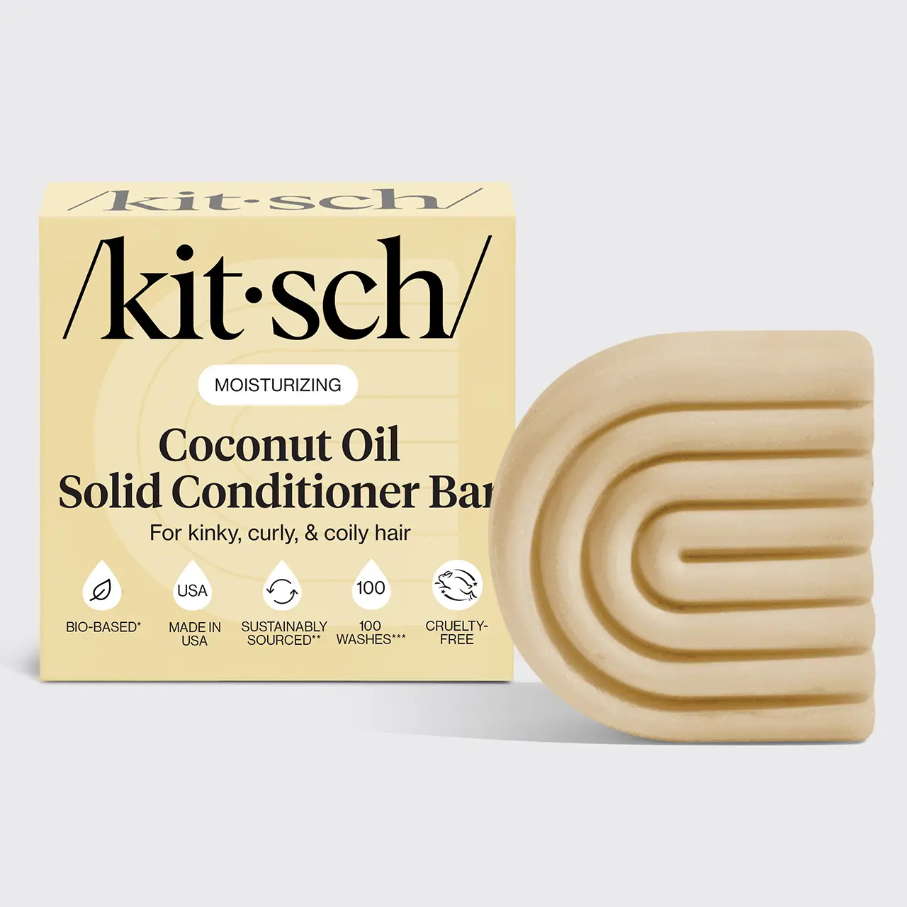 Coconut Oil Deep-Moisturizing Conditioner Bar for Dry Damaged Hair Coconut Oil Deep-Moisturizing Conditioner Bar for Dry Damaged Hair