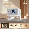 [US warehouse] Magcubic HY350MAX 900ANSI Projector Auto Focus 8K Decode Android 14 Allwinner H726 Built-in 15W HiFi Speaker Dual WiFi6 BT5.4 Native 1080P 1.0:1 short Throw Portable Smart Projector For Home Cinema Movie Night #TechVibes