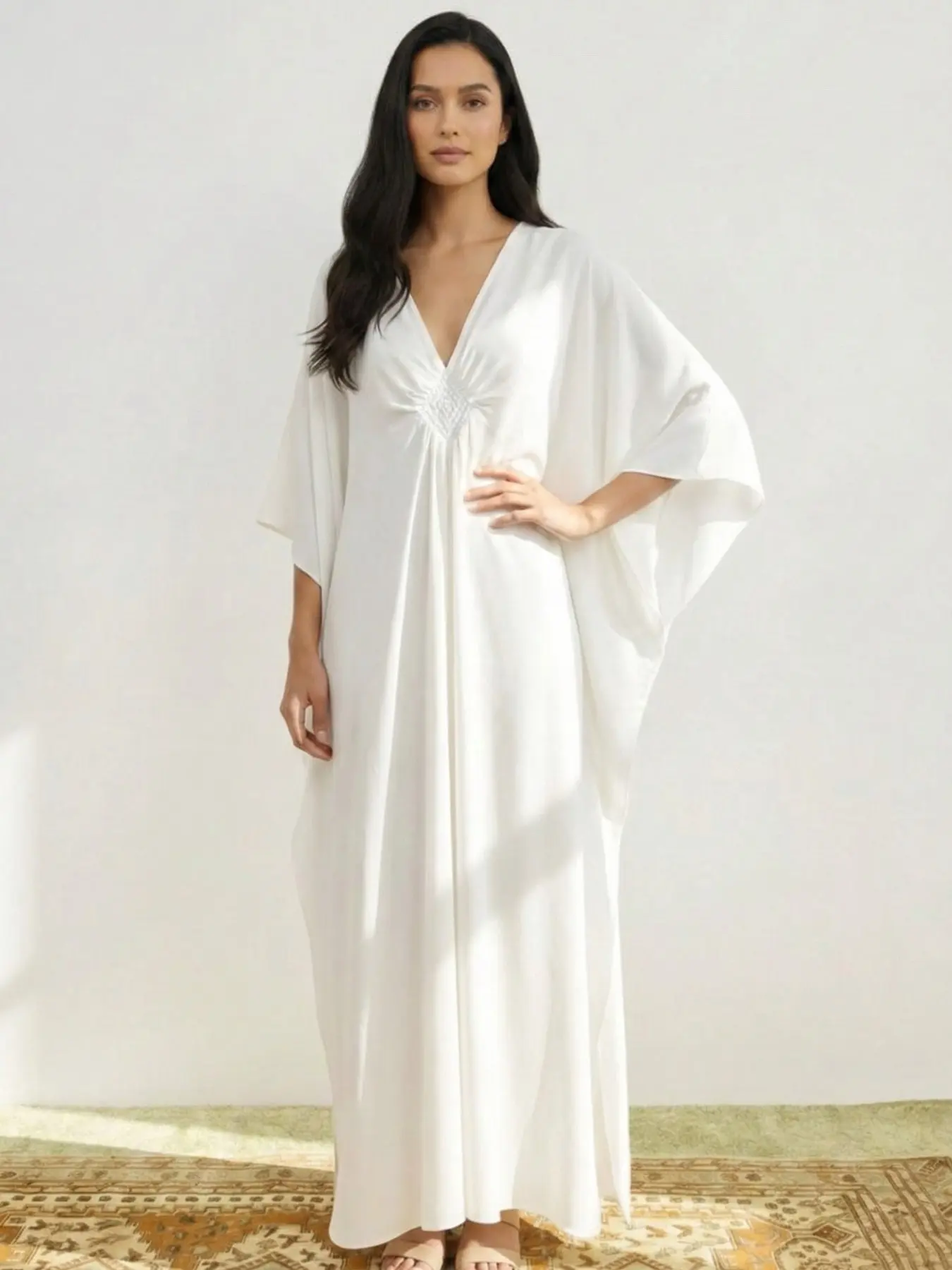 celestial print maxi dress Lunaria Flora Celestial Tiered Ruffles Maxi Dress XS