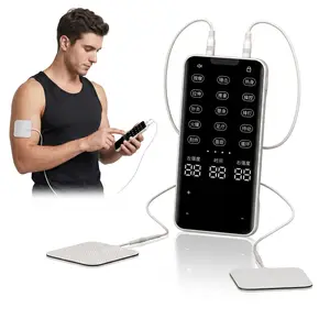 2026 New Touchscreen Controlled Abdominal Muscle Trainer, Unisex Design, 15 Training Modes, 30 Adjustable Intensity Levels, Built-in Rechargeable Battery, Suitable as a Gift for Parents