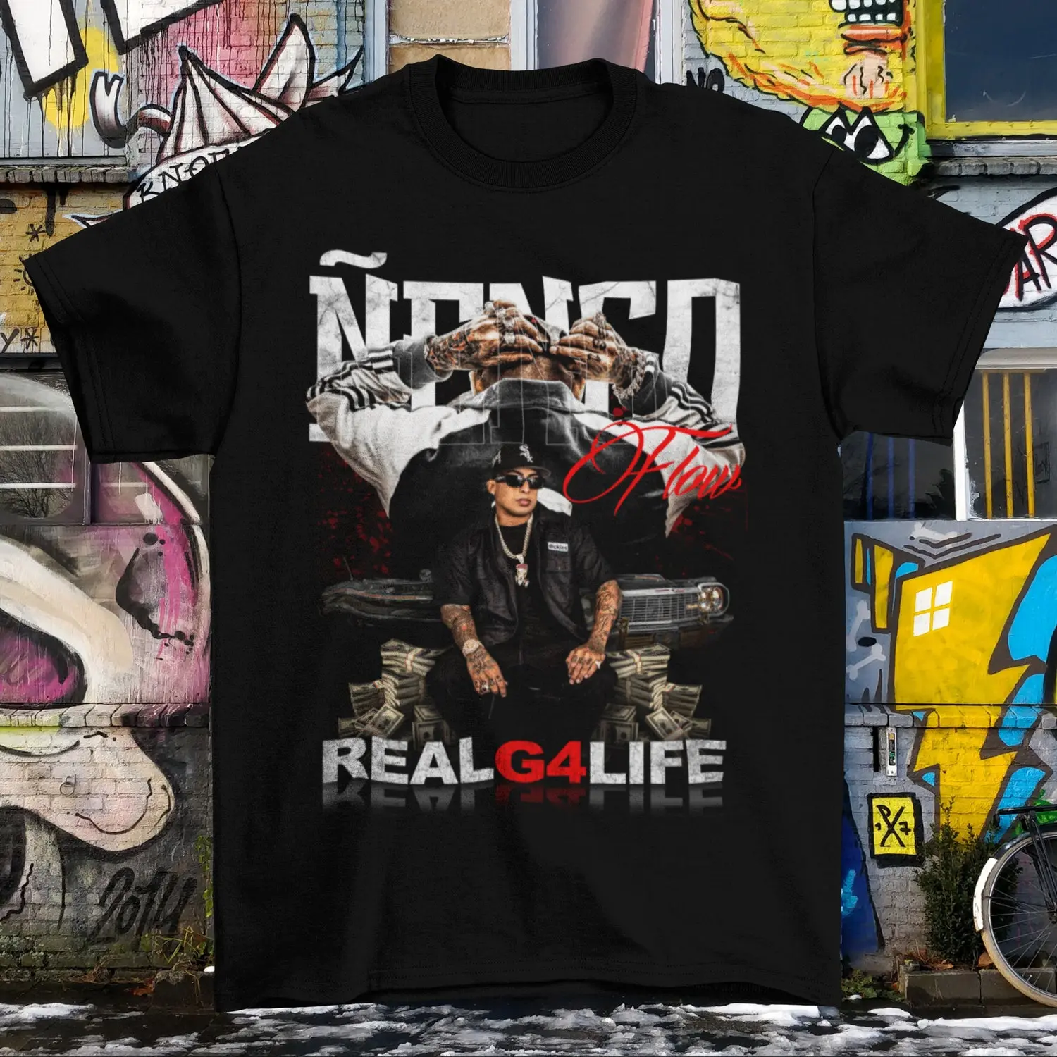 Nengo Flow Shirt Nengo Flow Graphic Real G4 Life Rap Hip Hop Tee