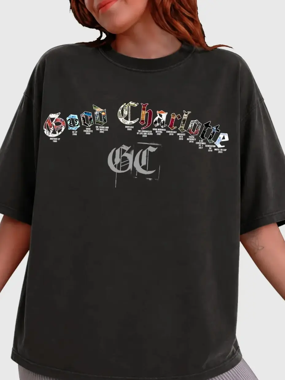 Good Charlotte Graphic 2026 T-shirt , Best Gift for Waldorf Fans Unisex Tee, Graphic Tee Tops Underwear Crewneck Menswear T Shirt Streetwear