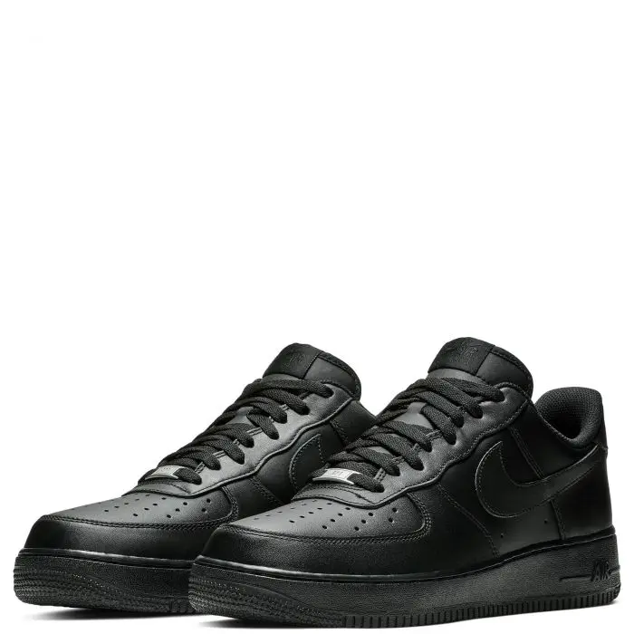 Nike Air Force One Low Triple Black CW2288-001 Men's Shoes NEW