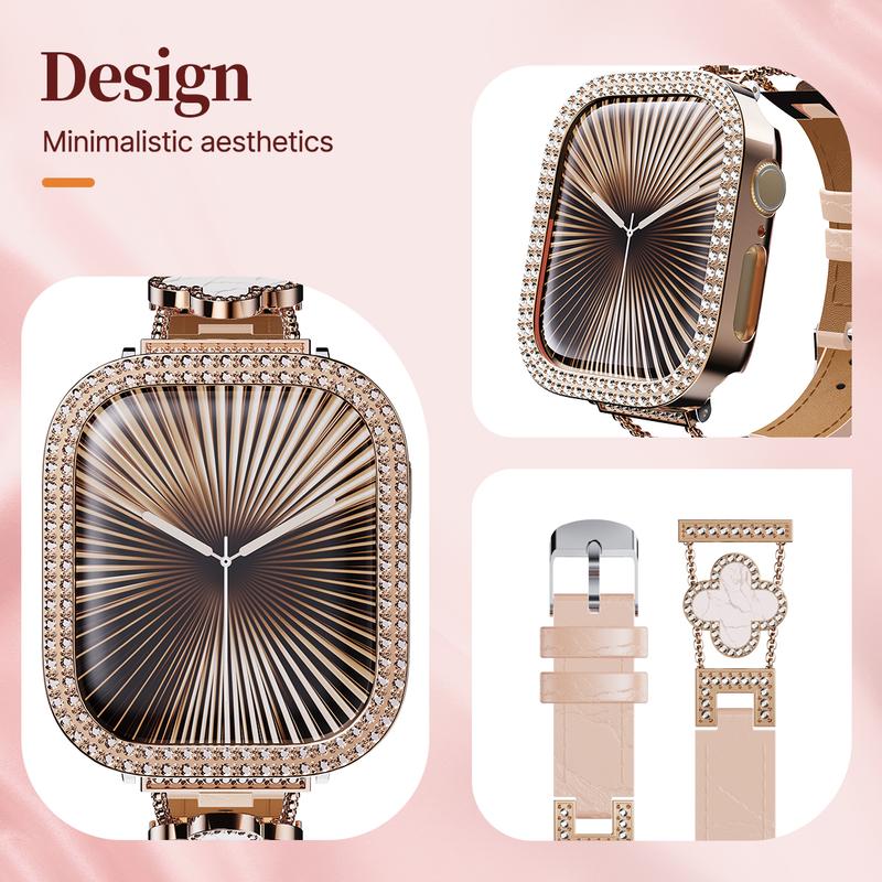 W&O 2025 Smart Watch for Women & Men, 100+ Sports Modes, Call Answering, Sleep Monitor, Fitness Tracker with Stylish Design Wearable Monitoring