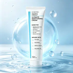 Youthful Formula Ultimate Moisturizing Cream 100mL – Infused with Collagen, Niacinamide, Centella Asiatica & Hyaluronic Acid – Helps Reduce Appearance of Wrinkles, Dark Spots & Dry Skin – Daily Hydrating Moisturizer for All Skin Types