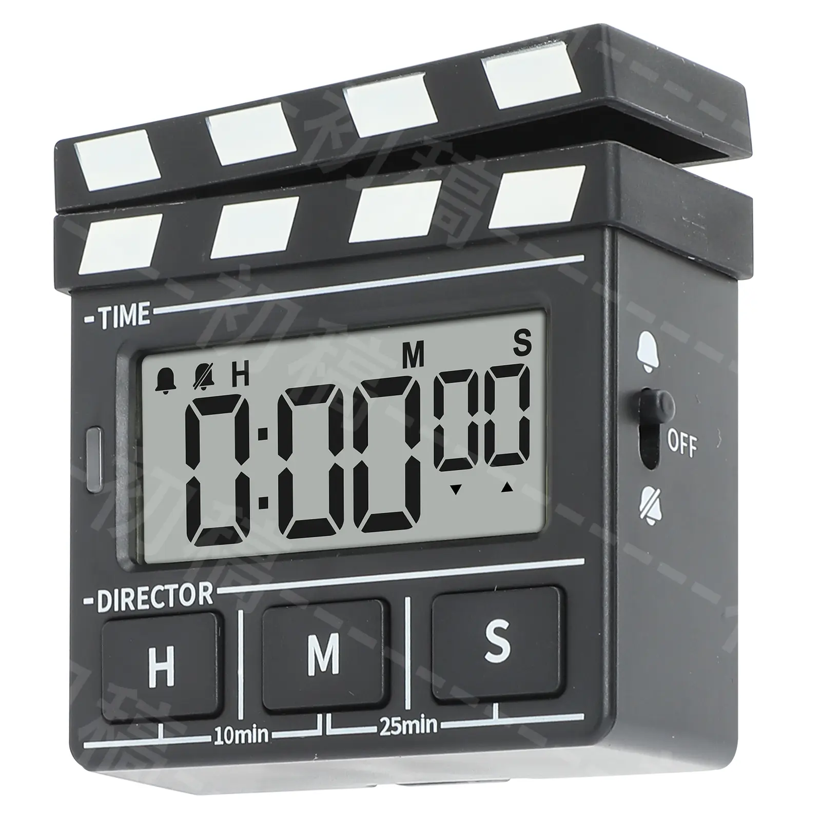 Movie Board Timer, Modern Style Large Magnetic LED Display Digital Kitchen Timer, Auto Memory, Auto Shut-Off, Cute Desk Timer for Teacher, Classroom, Toothbrush, Exercise, Bathroom, Cooking Utensils