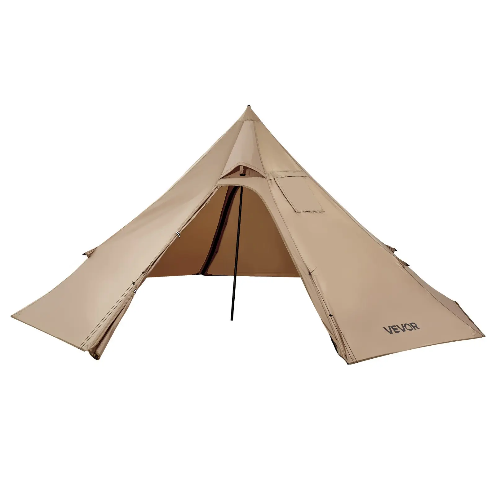 【Summerfinds】VEVOR Hot Tent for 2 Persons, Portable Winter Tipi Tent with Stove Jack, Waterproof Camping Tents,  Lightweight 4 Season Shelter Tents for Hiking Fishing Backpacking, S Size