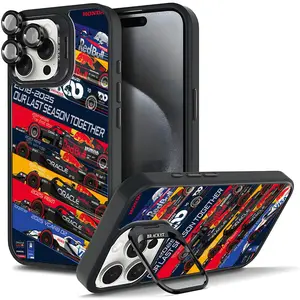 F1 Red Bull Honda Legacy Phone Case , Perfect for Fans For Samsung iphone 17/AIR 16 15 14 13 12 11 PRO PLUS MAX COOL Fashionable Tough Magnetic Durable Metal lens frame Film Bracket Stand Gift Full Protection Camera Holder Phone Cases Cover 11X-L1131