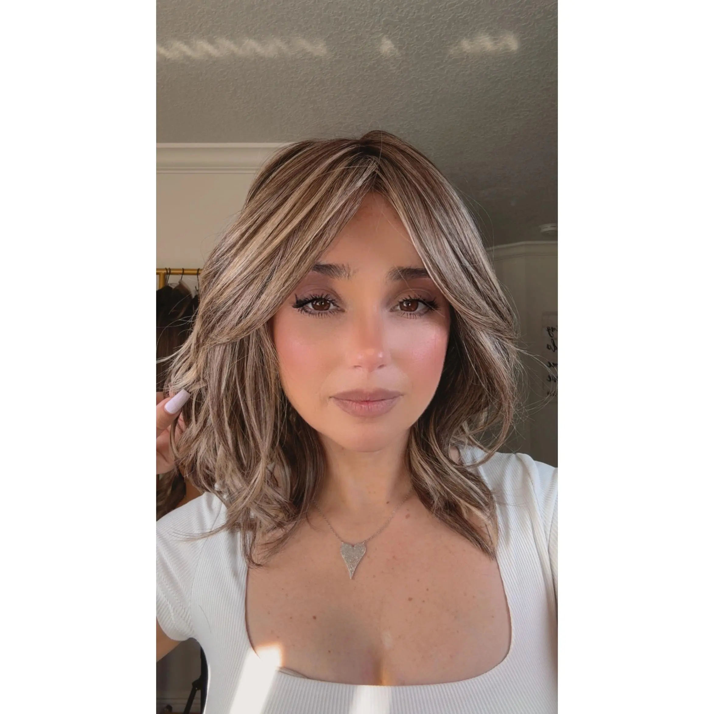 Modena Wig | Center Parting Mono | Buttered Toast FINAL SALE