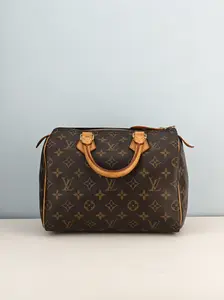 Pre-owned PVC coated canvas Clutches & Wristlets Louis Vuitton Speedy 25 Monogram canvas