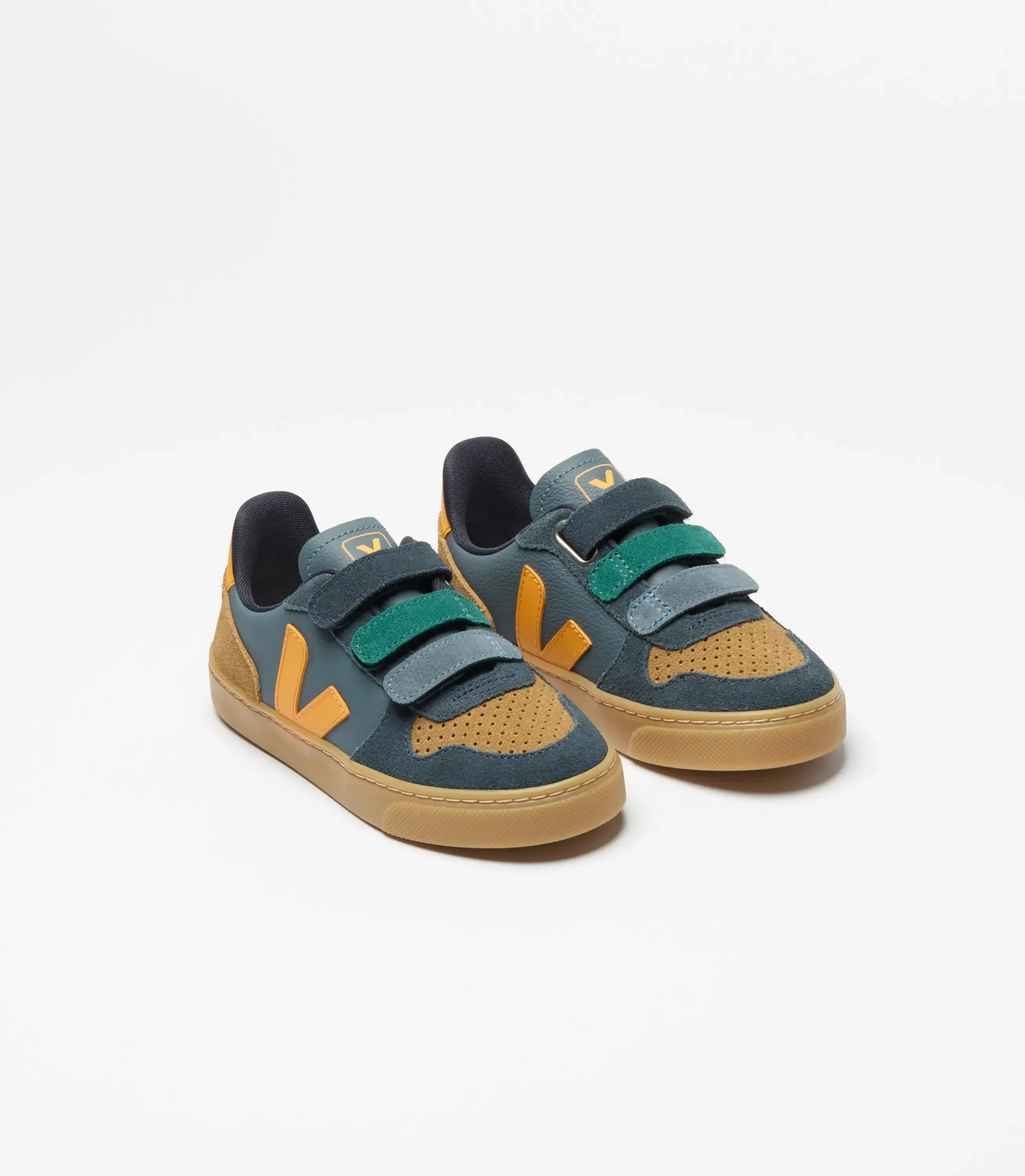 Veja California Ouro Tri Color Velcro Sneaker