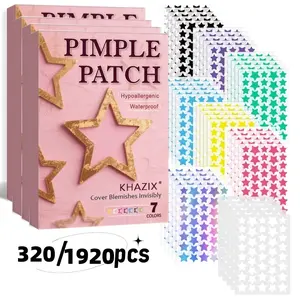 (320/1920)pcs Hydrocolloid Pimple Patch, Hypoallergenic Patches, Box Acne Covering Stickers, Spot Cover Stickers for Face and Skin, Skin Care Products for Women & Men
