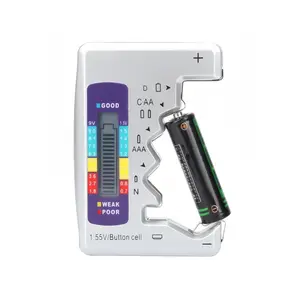 Digital  Tester with LCD Display, Universal  Capacity Analyzer and Checker for /AAA/C/D/9V 1.5V