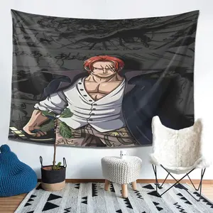 Shanks poster tapestry, home decoration, pattern theme, does not require electricity, villa warehouse holiday party daily decoration with hanging cloth, holiday decoration.
