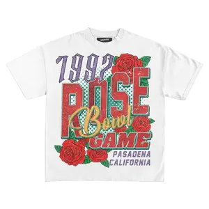 1997 VINTAGE ROSE BOWL GRAPHIC TEES, Present Ideas For NFL Fans Womenswear Streetwear Summer Tshirt