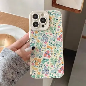Colorful Small Floral Pattern Shockproof Phone Case, Suitable for iPhone 17 Air/16 Plus/15 Pro Max/14 Pro/13/12/11/XS Max/X Phone Case, Ideal Gift for Family, Friends, Lovers, Girlfriends, Best Choice for Holiday Gifts MS302