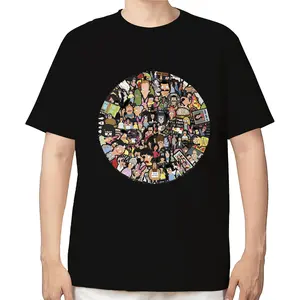 Bob’s Burgers Unisex T-Shirt, Belcher Family Funny Moments Shirt, Retro Cartoon Tee, Vintage Sitcom Graphic Top, Gift for Meme Fans