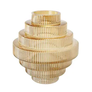 Barbara King 10" Tiered Glass Vase