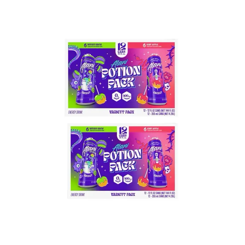 Alani Nu Potion-Witches Brew & Ruby Apple 24 Pack Combo