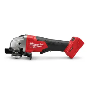 Milwaukee 18V 125mm Brushless Angle Grinder Kit With 2026 Cordless Cutting Grinding Tool for Metal Fabrication Construction Automotive Tools Mechanics Milwaukee Accessories Tools  Spindle Variable Speed Durable Design, Angle Grinding M