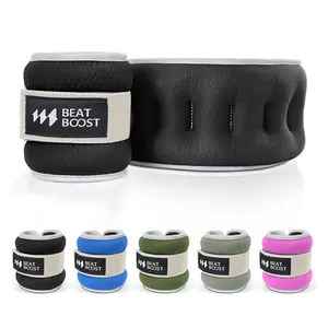 BeatBoost Adjustable Ankle Wrist Weights 2-10LBS | For Gym Pilates Walking & Full Body Workout