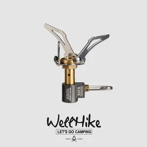 Camping Stove Mini Stove Integrated Folding Stove Camping Outdoor Survival Gear Portable Pocket Stove ice  fishing  stove