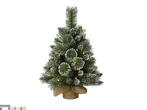 Puleo Pre-Lit 2' Table Top Artificial Christmas Tree