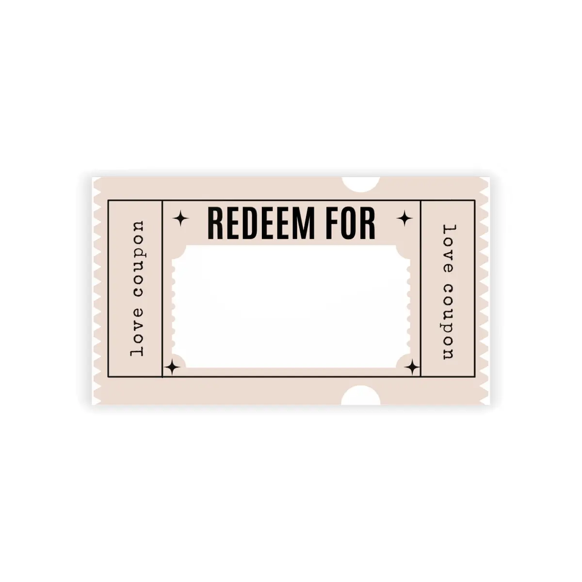 Custom Love Coupon Vouchers