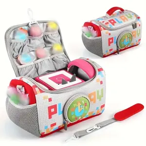 Ultimate Toniebox Companion Bag, Shockproof Waterproof Fleece Lined Storage Box, Portable Organizer for Audio Players Smart Speakers Accessories