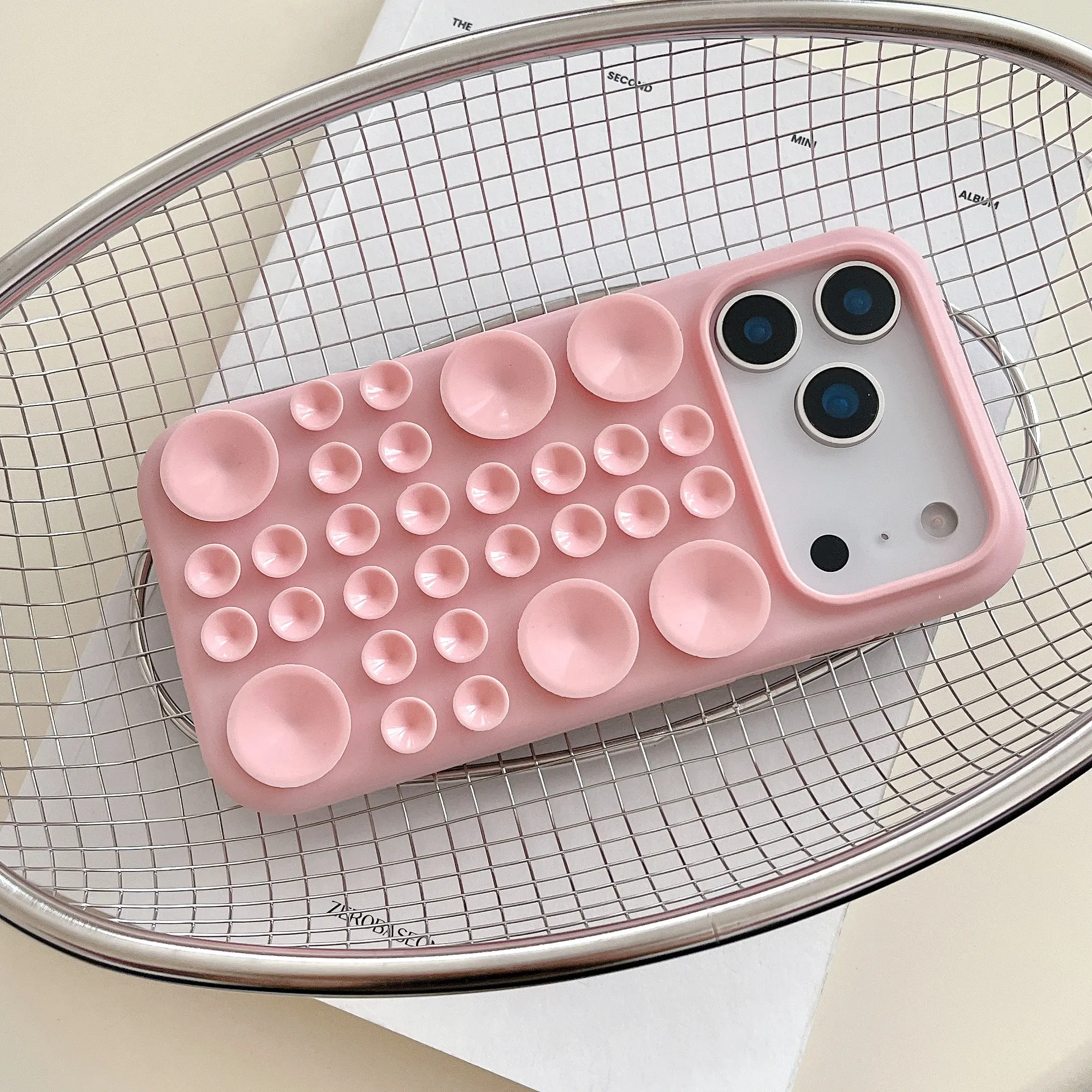 Strong Suction Cup Phone Case Cover for iPhone 14/15/16/17 Pro/pro Max,  Large Diameter, Smooth Surface Protection, Special Practical Design, Casing  - TikTok Shop