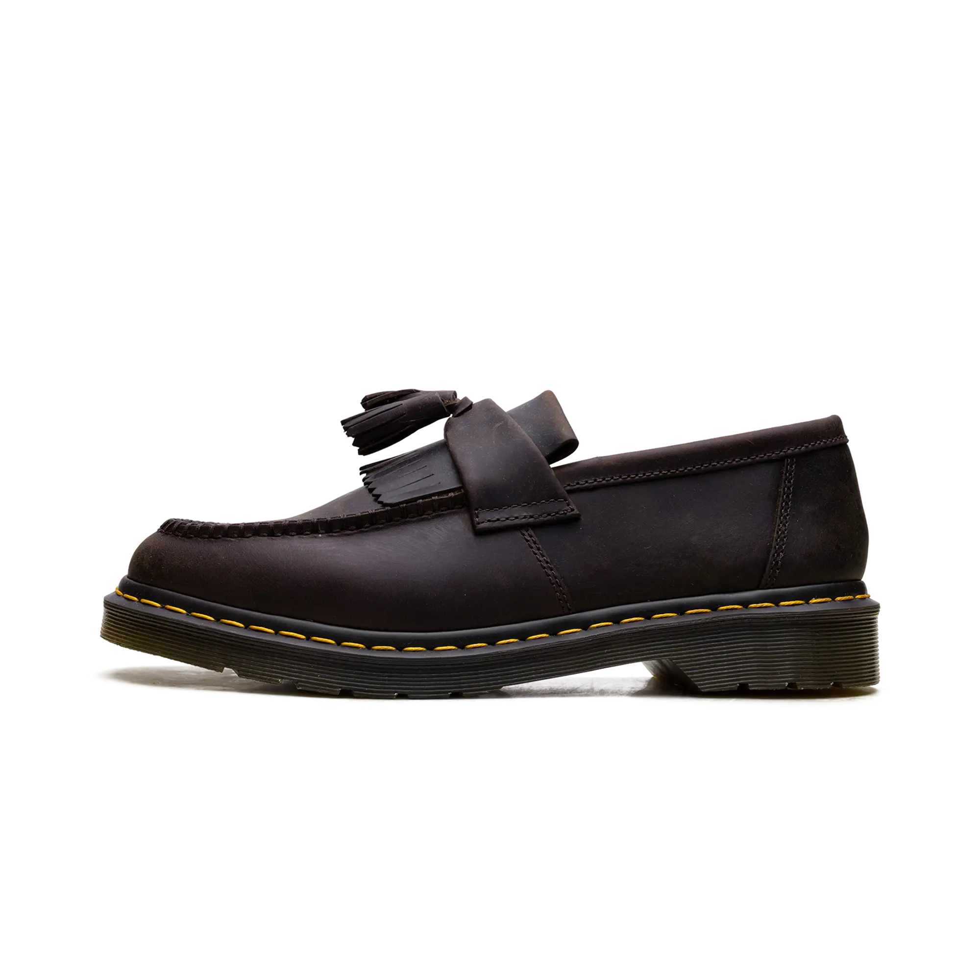 Adrian Crazy Horse Leather Tassel Loafers "Brown" 30917201