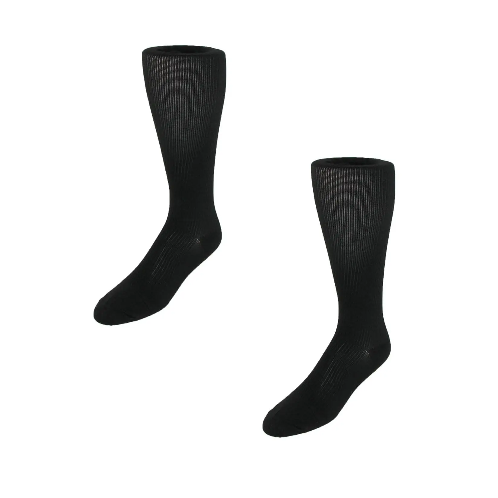 Jefferies Socks Firm Support Over the Calf Compression Dress Socks (Pack of 2), Compression & Support Socks