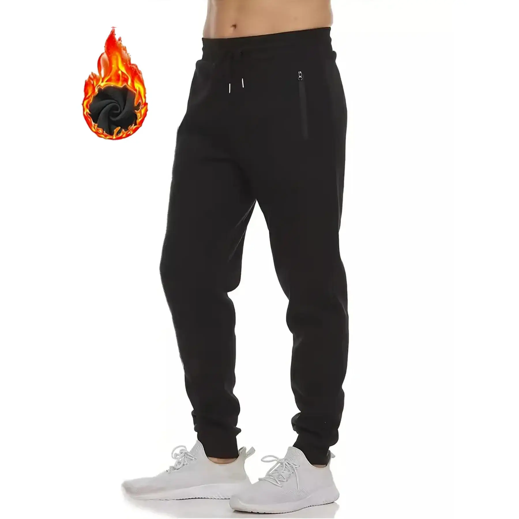 black fleece lined