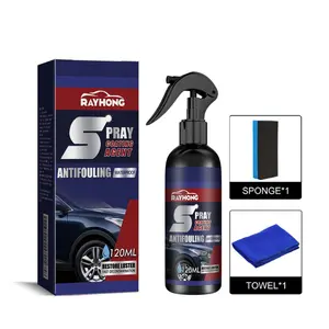 Rayhong Coating Agent Spray, Maintenance Paint Decontamination Blackening Brightening Automotive Coating Nano Coating Spray