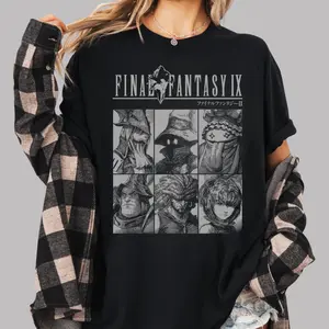 Final Fantasy IX Heroes Graphic Tshirt, FFIX Inspired Vintage Gamer Hoodie, Unisex Sweatshirt Hoddie