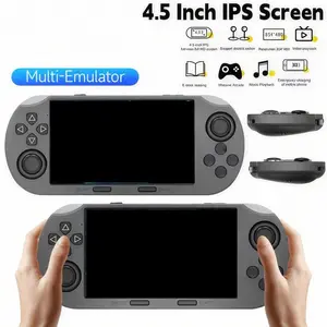 4.5 Inch IPS Screen Retro Open Source Handheld Game Console, Portable Long Battery Life, OTG Adapter, Mp4 and E-Book Function, Gift Game Machine